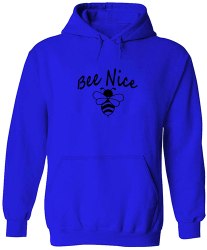 Bee Nice Unisex Pullover Hoodie Sweater Herren Damen Sweatshirt Geschenk Print Freundlichkeit - Bild 18 von 21