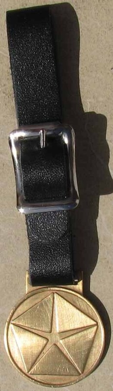 NOS BRONZE CHRYSLER ADVERTISING WATCH FOB VERY NICE #AA130