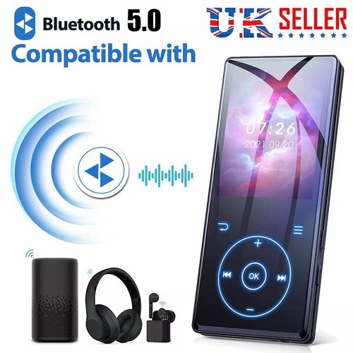 Bluetooth Support 128GB MP4/MP3 Lossless Music Player FM Radio Recorder Sport UK - Picture 2 of 20