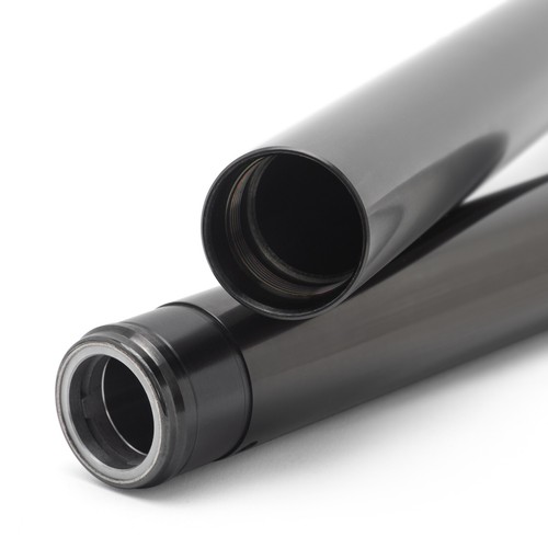 39mm Fork Tubes for Harley Sportster XL 883 1200 Superlow Custom 2016-2021 Black - Picture 3 of 8