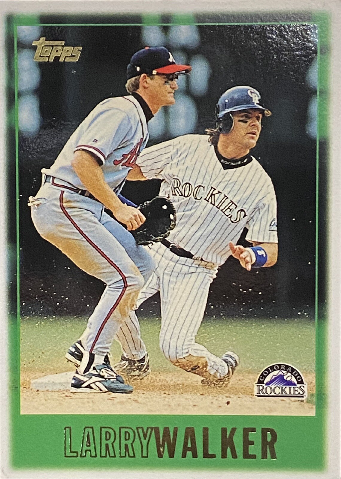 1997 Topps #461 Larry Walker Colorado Rockies Baseball Card