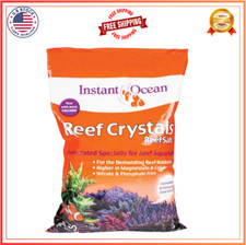 Instant Ocean Reef Crystals Salt for 50 Gallons, Enriched Formulation
