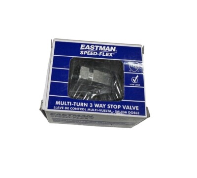 NEW Eastman, Multi-Turn 3-Way Stop Valve 04326LF   Fast Shipping  