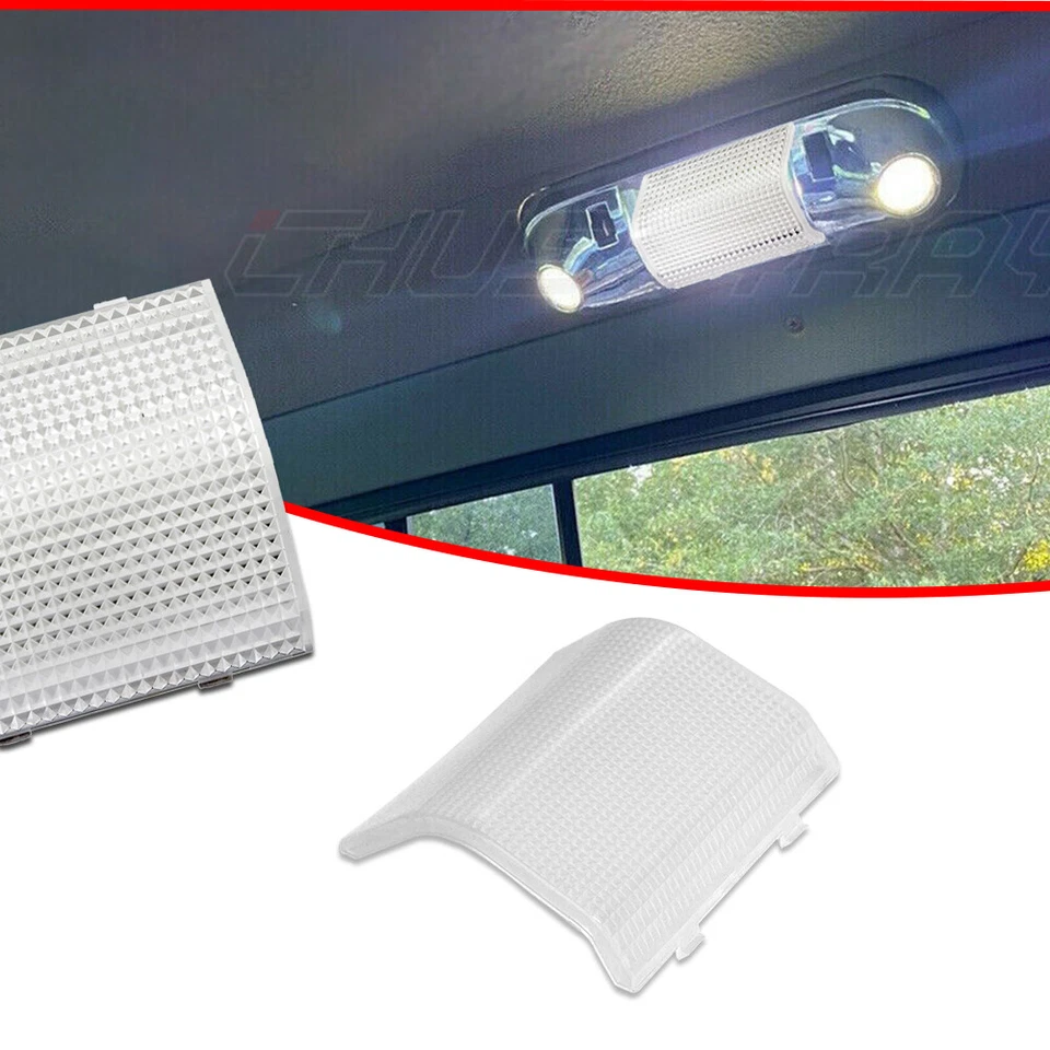 Cubierta transparente de bombilla de techo para Bronco 80-96 Ford F150 250 Foto 3 de 4