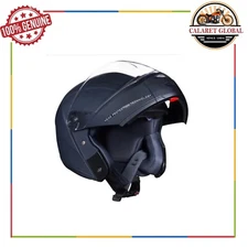 Genuine Royal Enfield motorcycle modular adroit dual visor helmet-matte black