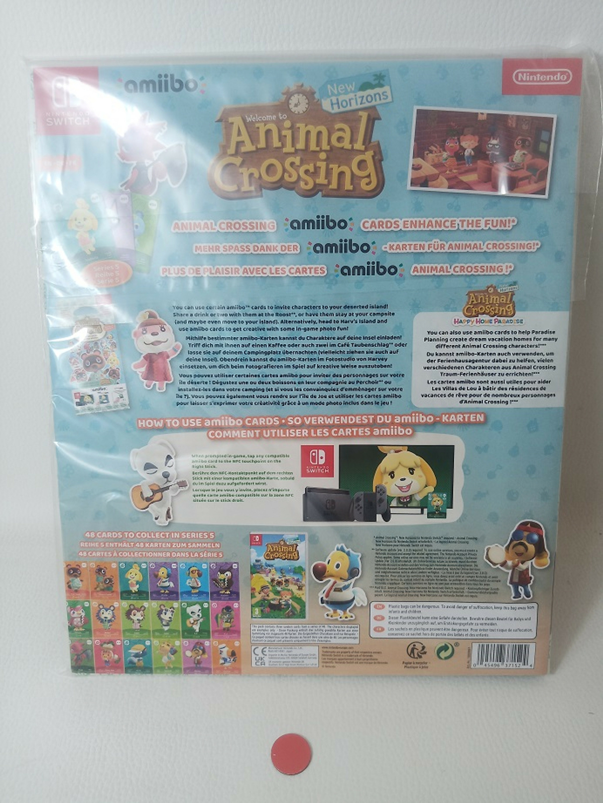 Animal Crossing Collectors Album Sammelalbum Amiibo Karten Series 5 NEU
