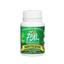 AINTEROL Pueraria Mirifica 750MG Extra Strong 750mg 60 caps Breast Enlargement