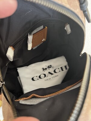 coach campus backpack snow white edition Coach 1941 Disney X Coach Coated Canvas Backpack, Tan Black Multi, Women's