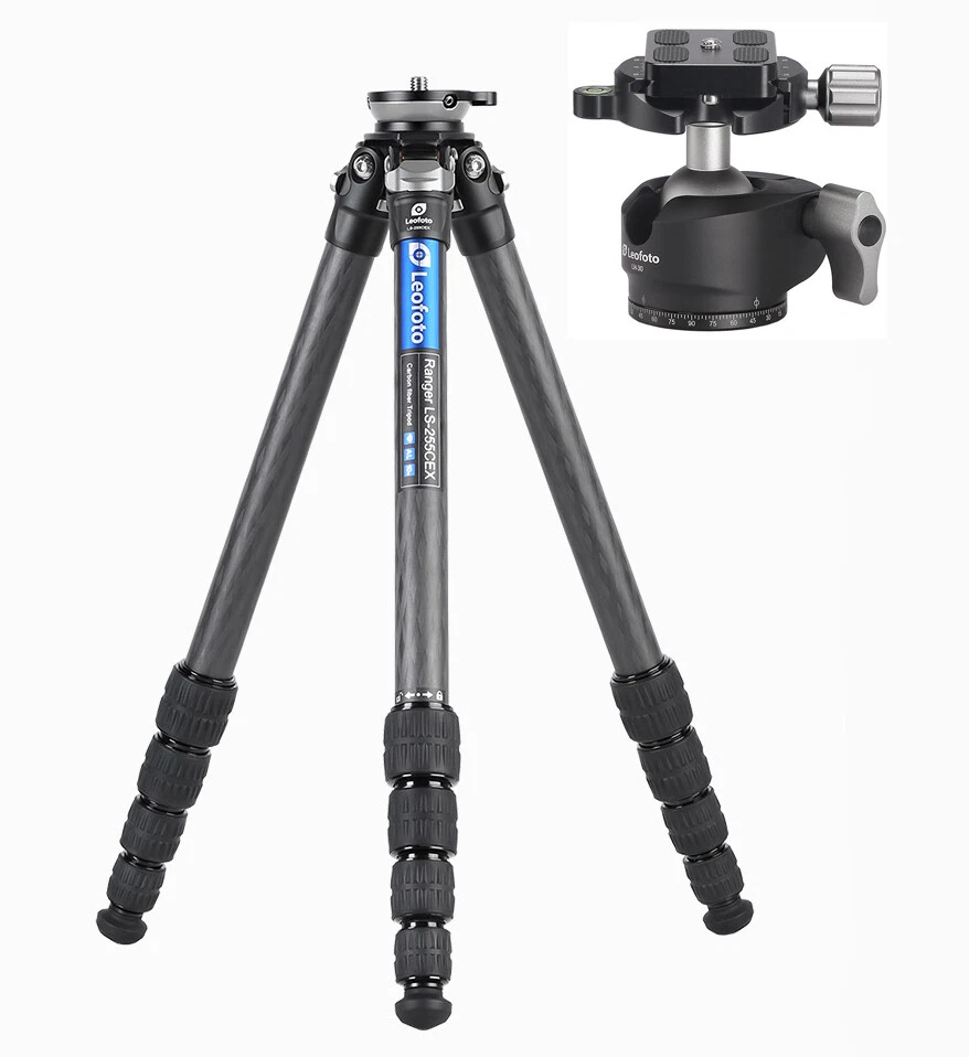 【Leofoto USA】Leofoto LS-255CEX+LH-36 Leveling Base Tripod w Ballhead