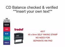 Personalised Pharmacy Chemist - CD Balance checked and Verified by rubber stamp