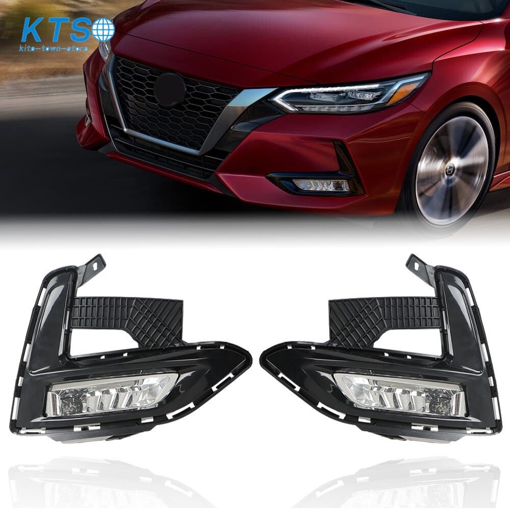 SEBLAFF LED Fog Light Kit For 2020-2022 Nissan Sentra – With Brackets, Harness & Switch