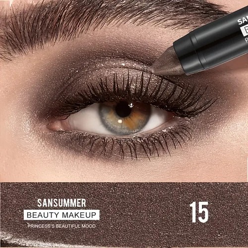 7pcs of Eye Shadow Stick Suit Waterproof Eye Shadow Stick, Pearlescent Mattetrea - Picture 8 of 10