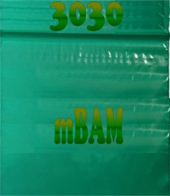 100 3030 BRIGHT GREEN APPLE MINI ZIP POLY BAGGIES COLORS 3.0x3.0''