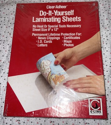 C-LINE CLEER-ADHEER 50 BOX 65001 Laminating Sheets