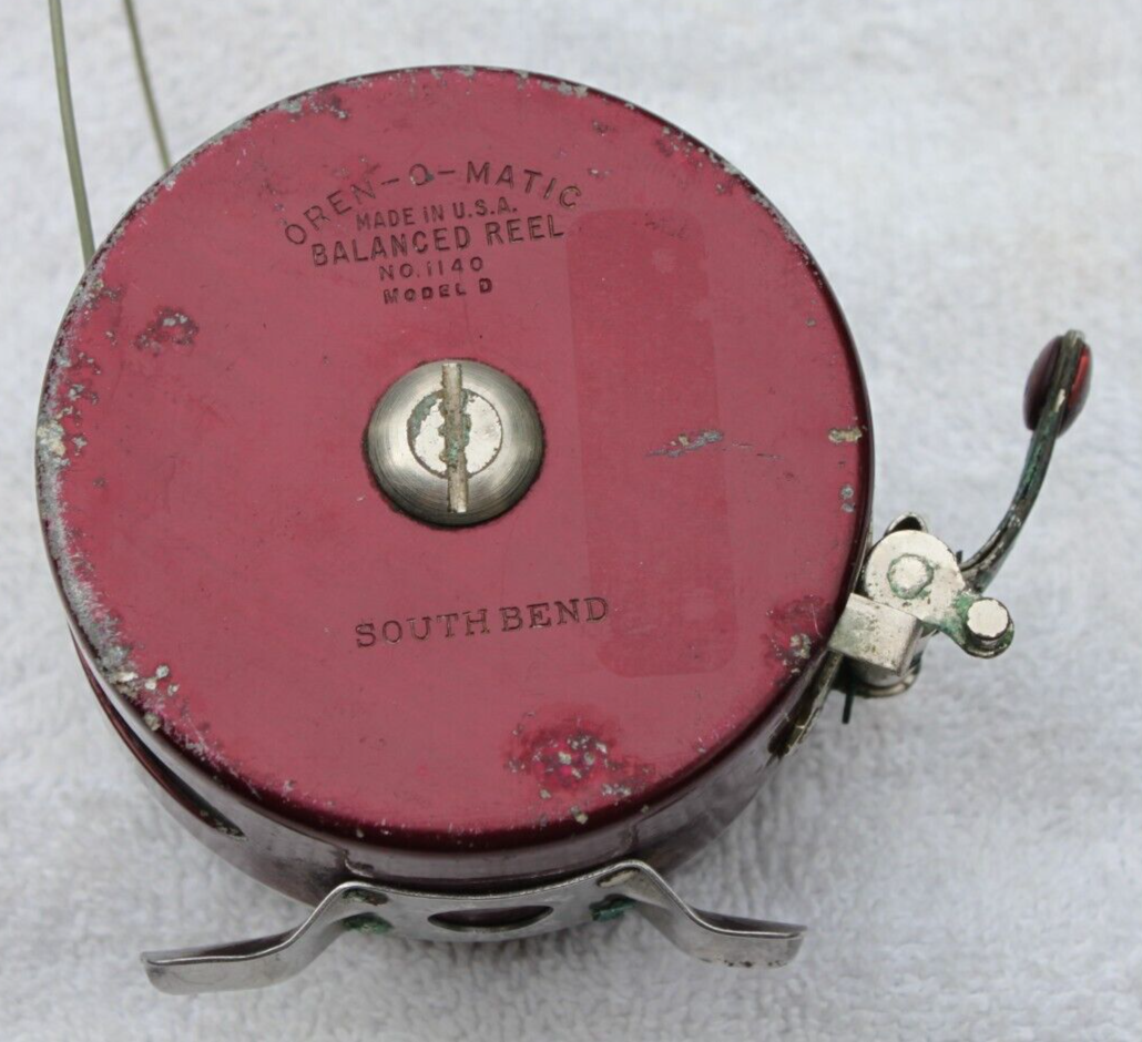 Moulinet De Pêche à Mouche Automatique Vintage South Bend Oren-O-Matic N°1140, Modèle B, Fabriqué Aux USA