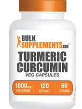 BulkSupplements Turmeric Extract Capsules - 1000mg per Serving
