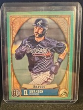 Dansby Swanson 2021 Topps Gypsy Queen Turquoise #180/199 - Braves