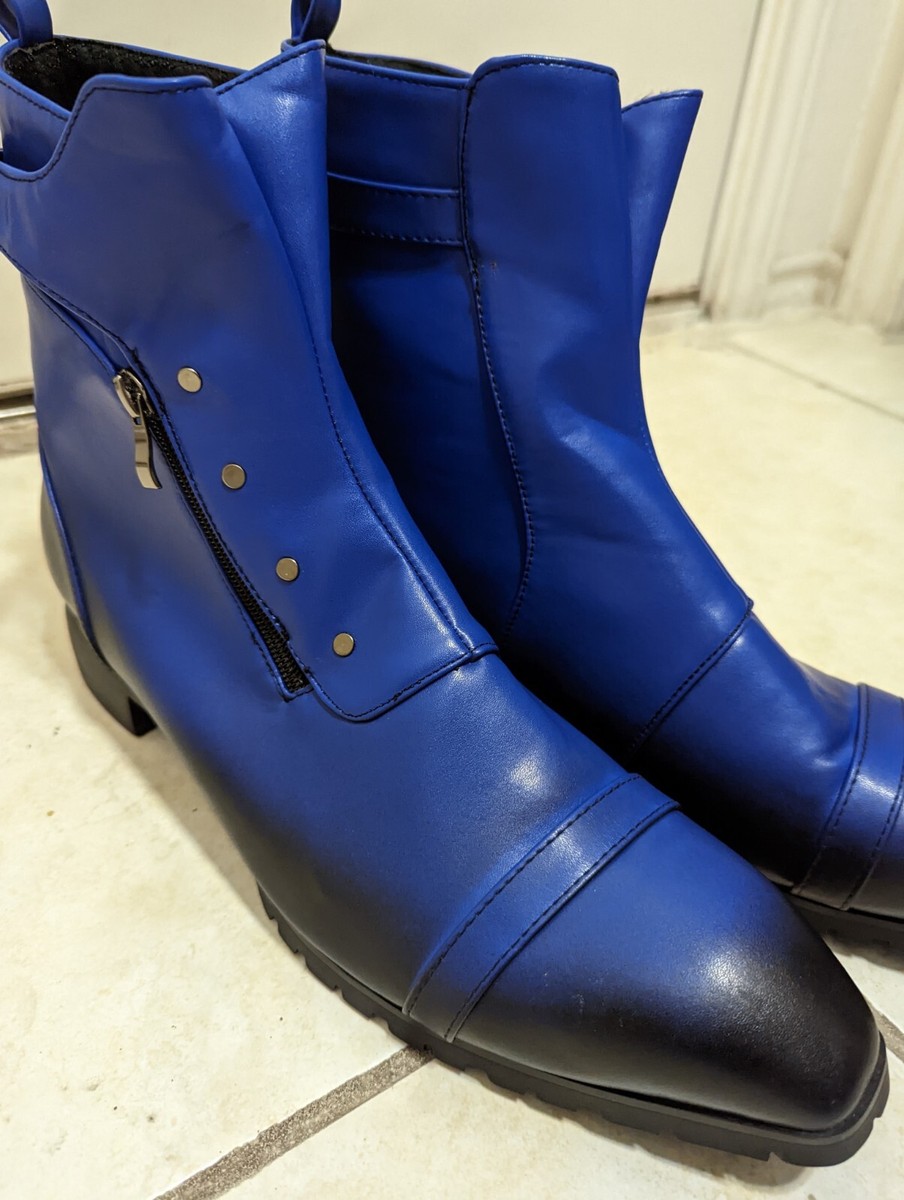 ★TOUT Y EST★ Leather Boat Back Blue MW221BB9BL Buy Navy Blue Leather Boat Shoes from Next USA