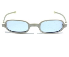 Vintage Oval Sunglasses White France X18