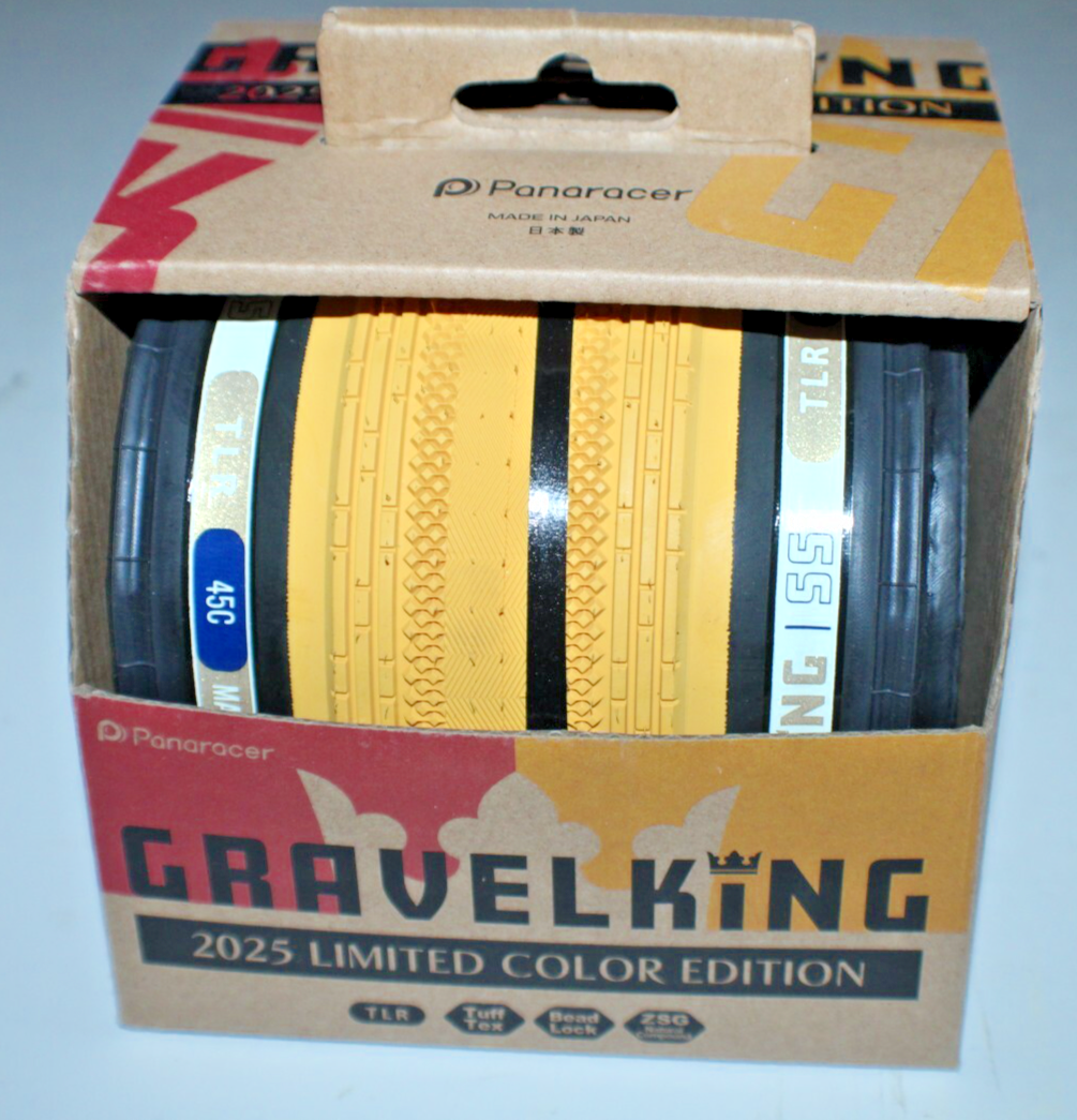 2025 Panaracer Gravelking SS Tire 700x45c Tubeless TLR Tuff-Tex