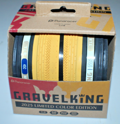 2025 Panaracer Gravelking SS Tire 700x45c Tubeless TLR Tuff-Tex