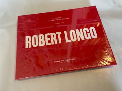 LIMITED EDITION ROBERT LONGO Let The Frame Of Things Disjoint Charcoal Drawings