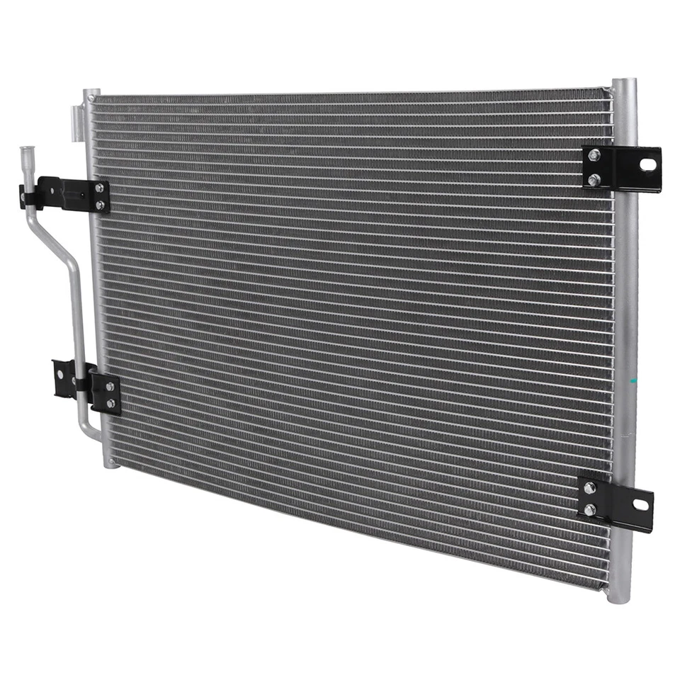Cooling Radiator And AC Condenser Fits 98-02 Dodge Ram 2500 98-02 Dodge Ram 3500 Foto 4 de 4