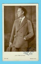 JOHN BARRYMORE # 4476/1 VINTAGE PHOTO POSTCARD PUBLISHER GERMANY USED 205