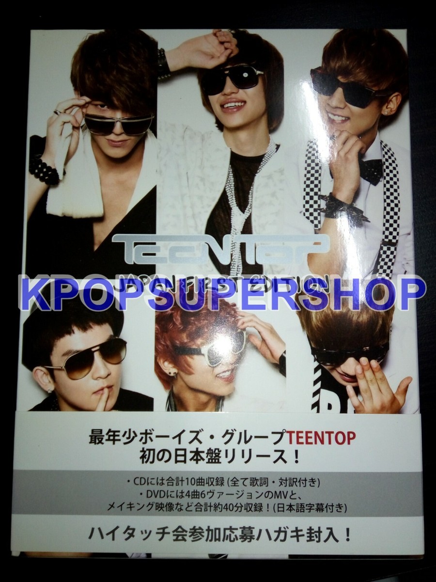 TEENTOP First Edition Album Teen Top Japan Version CD DVD Angel No