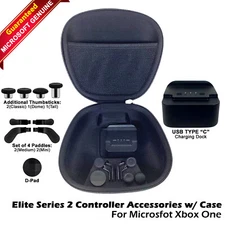 Xbox Elite Series 2 Controller Carrying Case w/ Charging Stand and Accessories