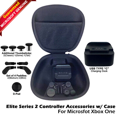 Xbox Elite Series 2 Controller Carrying Case w/ Charging Stand and Accessories