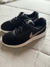 Size 8 - Nike Tanjun Black Metallic Red Bronze W