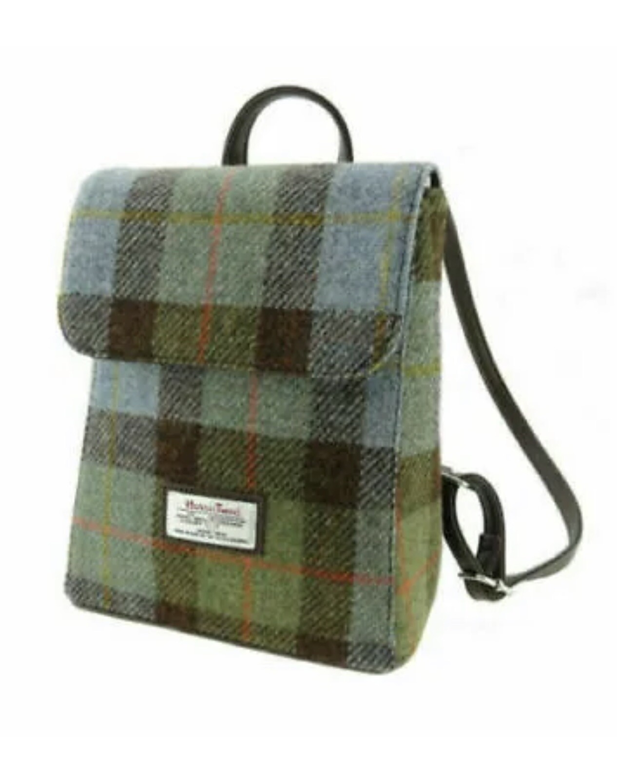 AUTHENTIC HARRIS TWEED MINI BACKPACK TUMMEL GLEN APPIN Col 15