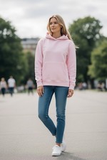 calvin klein women pink pullover hoodie sweatshirt Size medium