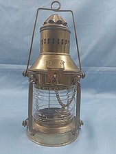 lampe tempête laiton à huile