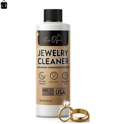 Ultrasonic Jewelry Cleaner Solution - Concentrated Formula & Ultrasonic Cleaning