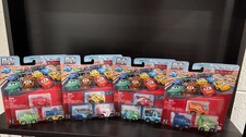 Disney Pixar Cars Mini Racers 3 Pack New Sealed Lightning Mater Dj Snot Rod Shu Disney Pixar Cars Mini Racers 3 Pack New Sealed Lightning Mater Dj Snot Rod Shu
