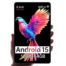   2025 Android 15 M8 8 inch  8 core CPU, 12GB 64GB  2TB Expandable, HD IPS Displ...