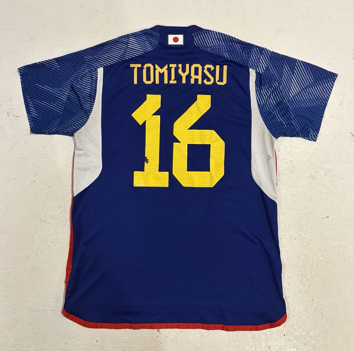 FIFA World Cup Takehiro Tomiyasu Japan Blue Adidas 2022 Home
