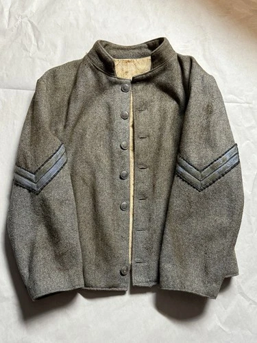 Battle Worn Civil War Confederate CSA Johnny Reb Style Infantry Shell Jacket