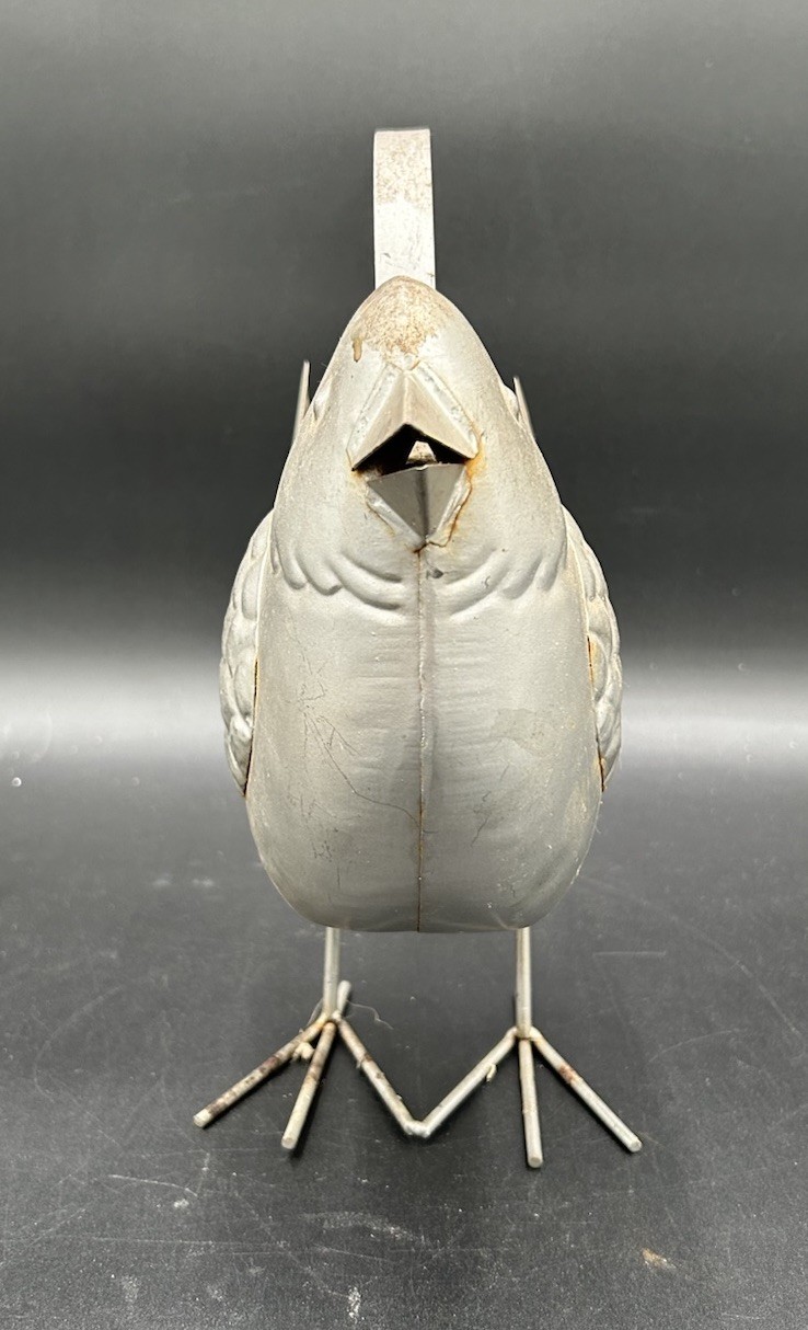 Metal Bird Watering Can Rustic Garden Charming Unique Decor Good Condition