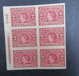 nystamps US Plate Block Stamp # 371 Mint OG NH $350 P # Imprint Block Y22x1746