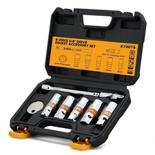 3/8" Drive Spark Plug Socket Set with Universal Joint & Extension Bar