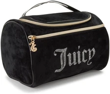Juicy Couture Black Makeup Bag Cosmetics Organizer Travel Essentials Hanging ...