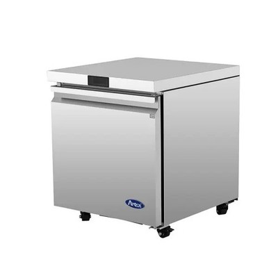 Atosa AUF27SD 27.5'' Left-Hinged Single Door Undercounter Freezer