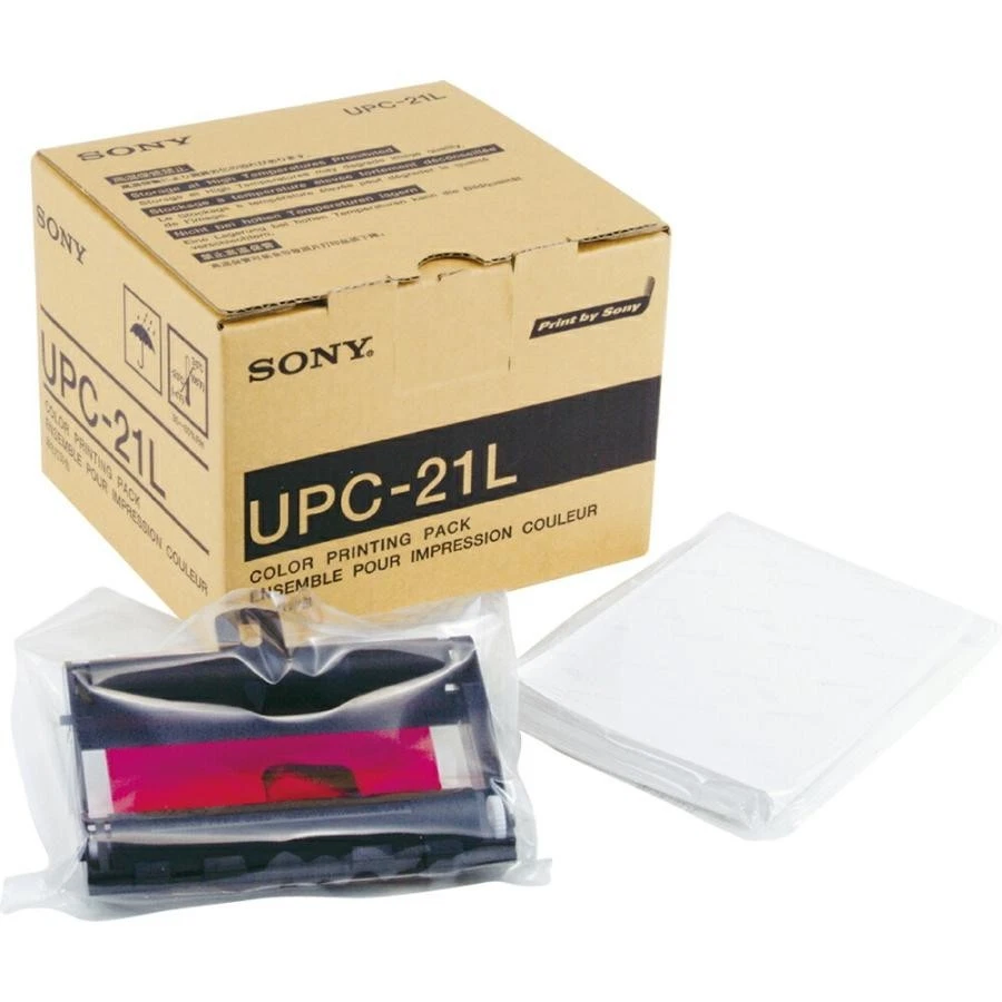 Papel de inyección de tinta blanco Sony UPC-21L 144x100 mm - papeles de inyec...