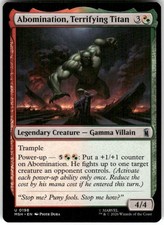 Abomination, Terrifying Titan 198 Marvel Super Heroes Magic: The Gathering NM