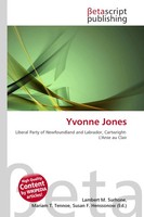 Lambert M. Surhone (U. A.) | Yvonne Jones | Taschenbuch | Englisch (2026)