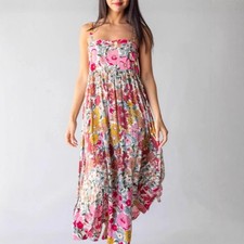 Women’s Sleeveless Resort Dress Comfortable Casual Summer Vacation Style