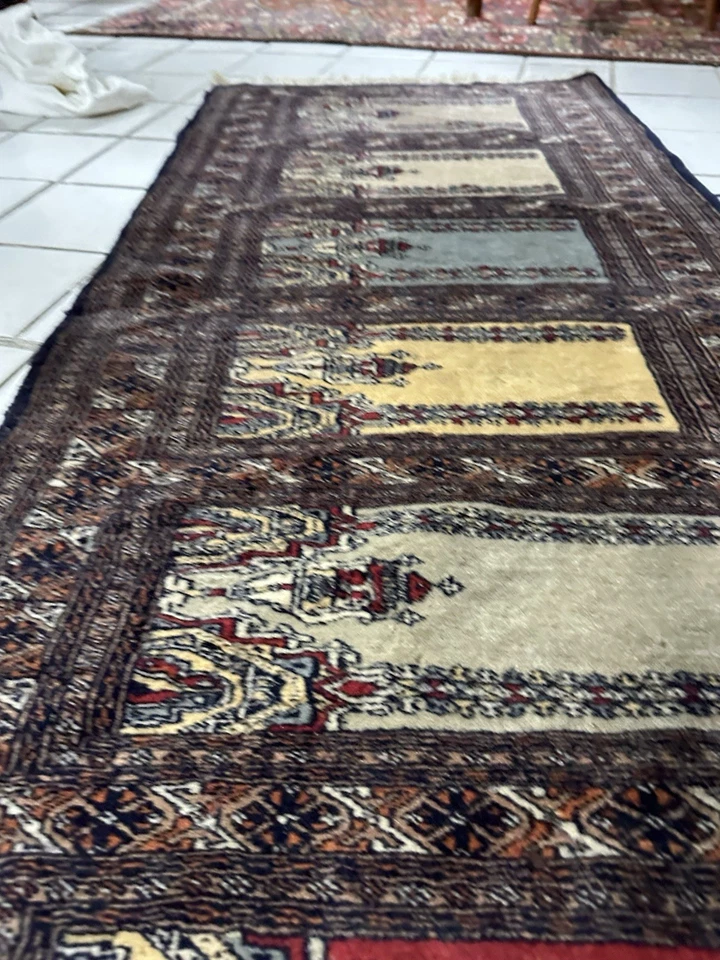 Orient Teppich orientalisch Handgeknüpft  Vintage Perser Läufer Brücke 182x75 - Bild 4 von 4